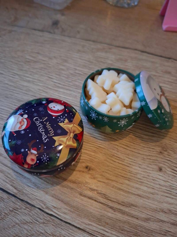 Kerstblikje mini's van Fleur