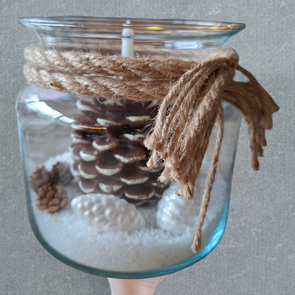 Windlicht Dennenappel