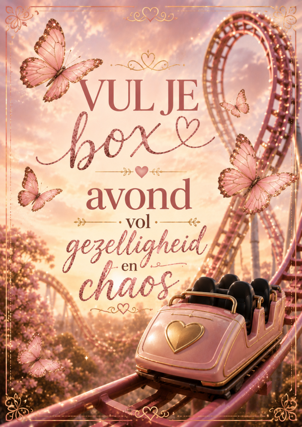 Vul je box
