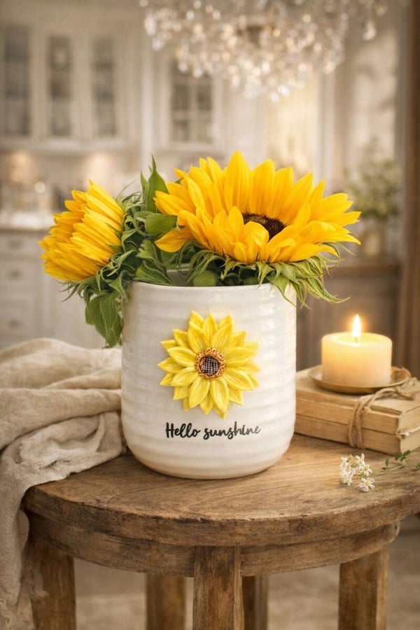 Bloempot sunflower