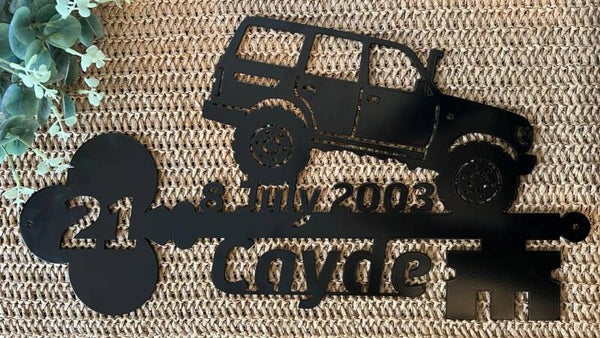 Personalised 21st Birthday Key