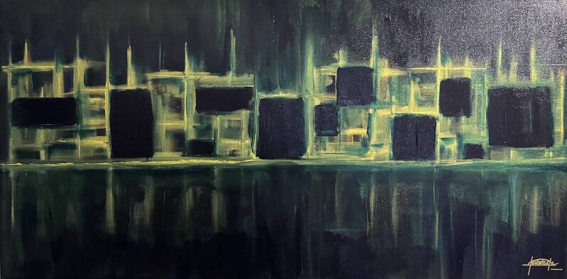 les-docks-la-nuit-  100x50  