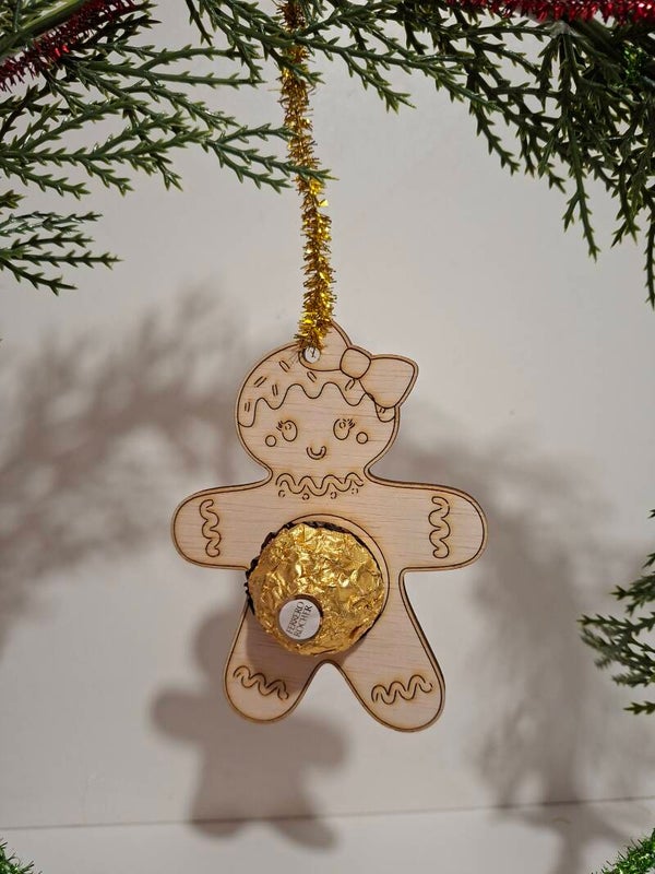 Kerstfiguur Bonbonhouder – Peperkoekvrouwtje