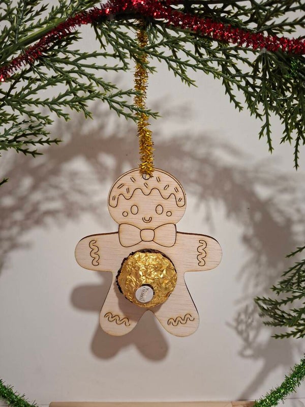 Kerstfiguur Bonbonhouder – Peperkoekmannetje