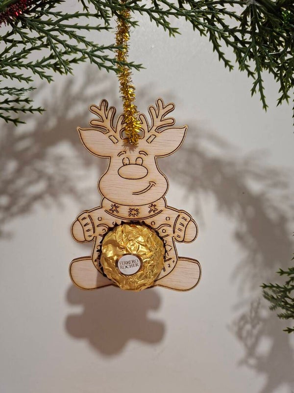 Kerstfiguur Bonbonhouder – Rudolph