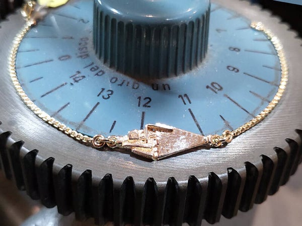 Armband sa123500a36 Gouden schakel armband OP AANVRAAG