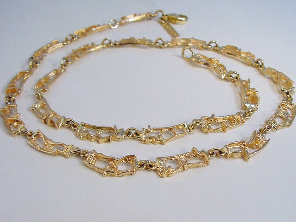Ketting sc6557 Gouden schakel collier OP AANVRAAG