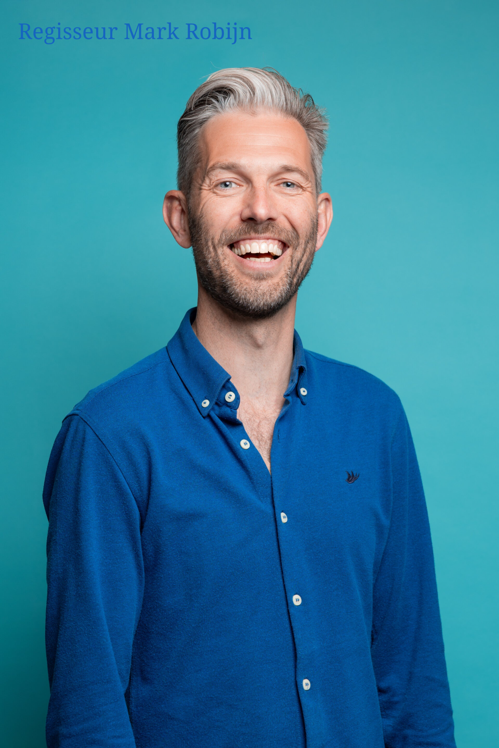 Portretfoto van Mark Robijn, regisseur van theatervoorstelling Fûl voor de Vrijheid 