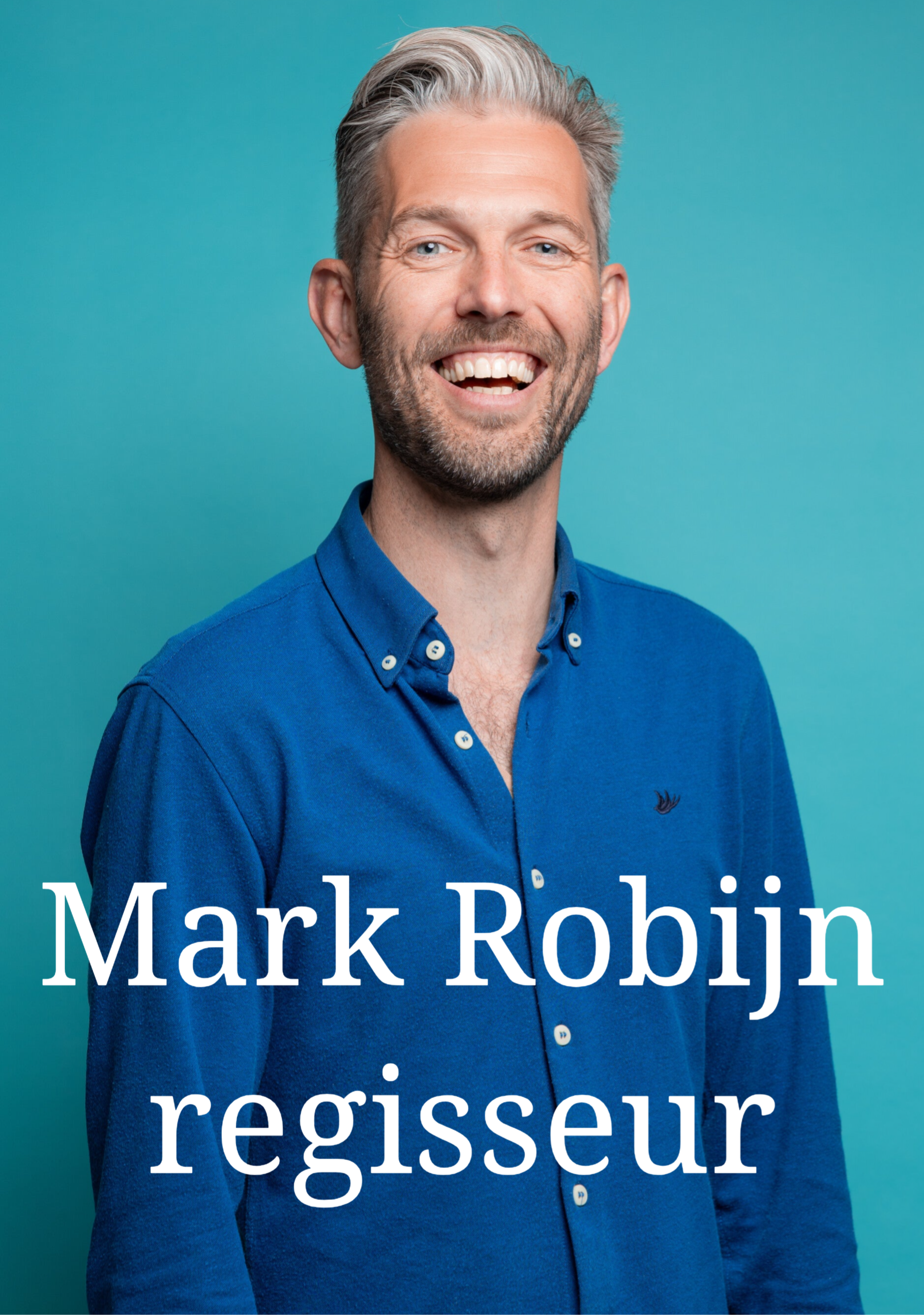 Portretfoto van Mark Robijn, regisseur van theatervoorstelling Fûl voor de Vrijheid 