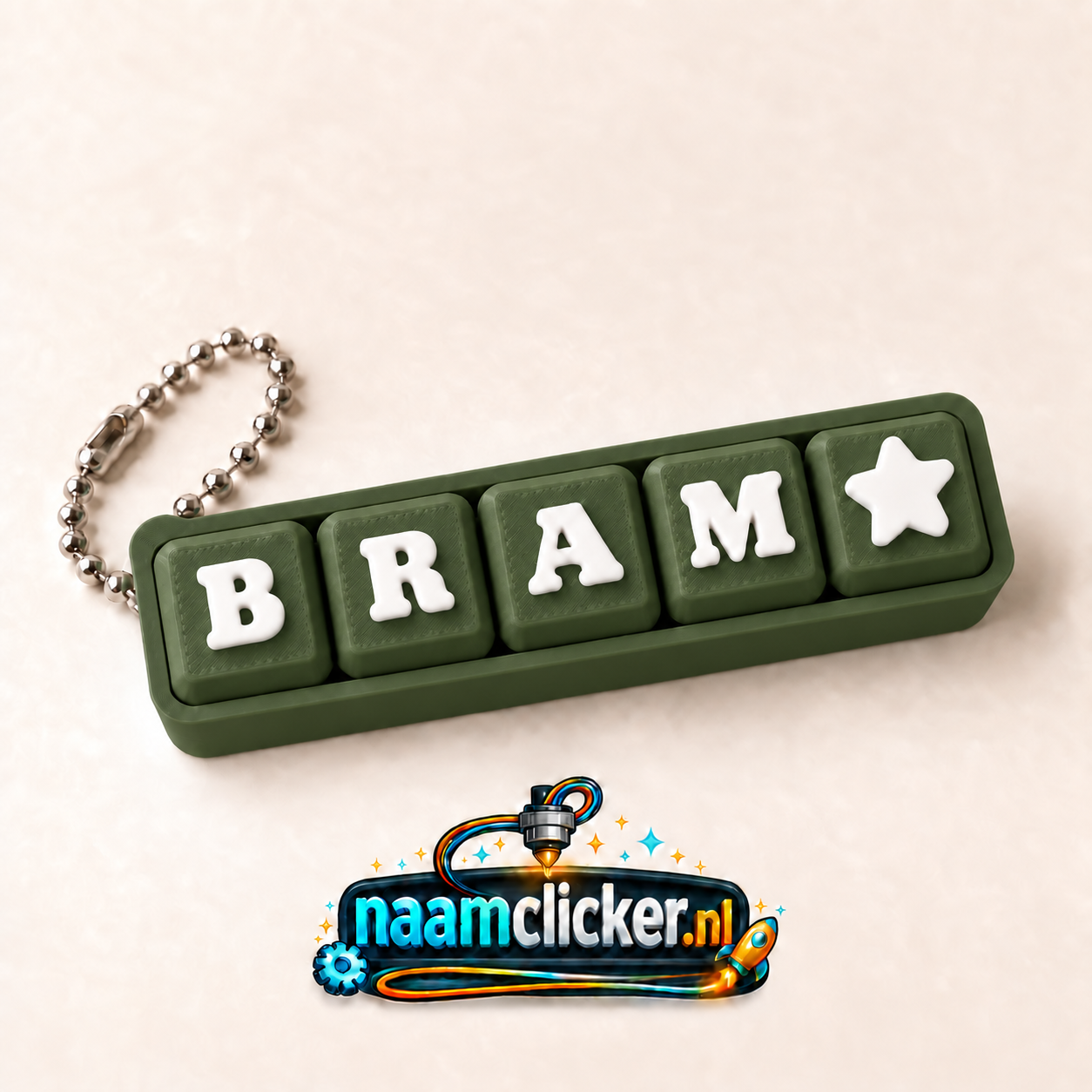Naamclicker Army groen