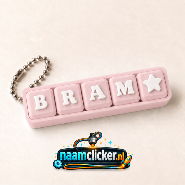 Naamclicker lichtroze