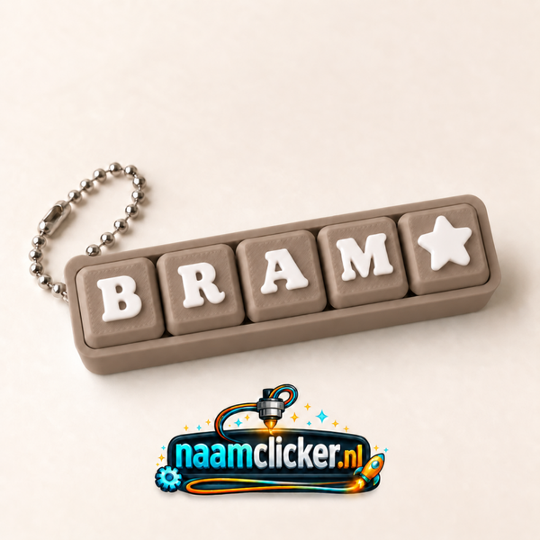 Naamclicker Latte brown