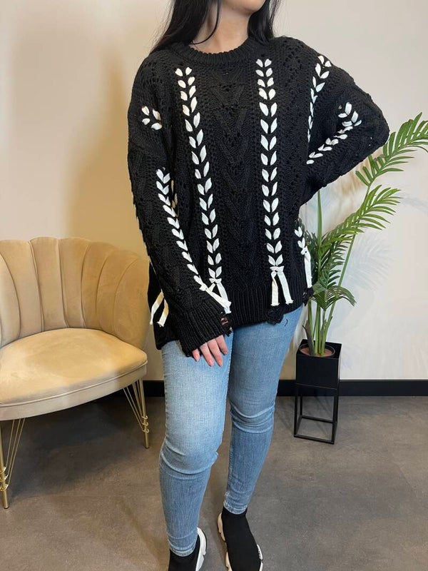 ZARAH SWEATER BLACK