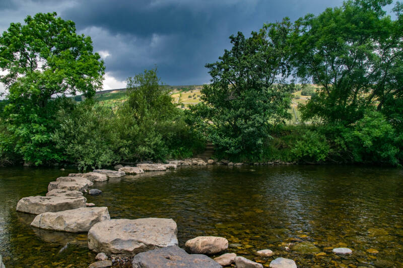 Stepping Stones, River Swale
