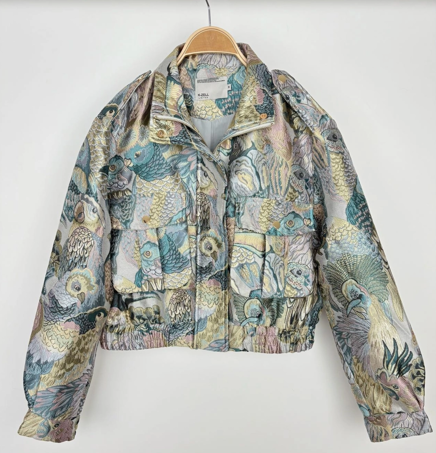 Tropical bomber blue