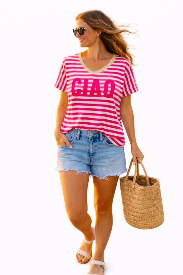 T shirt ciao 3 kleuren verkrijgbaar