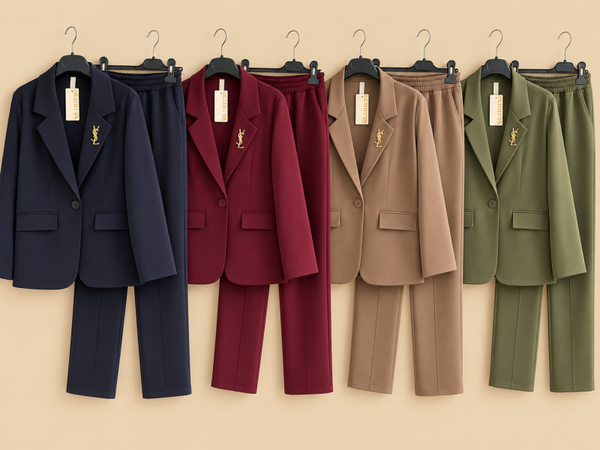 Ys set met blazer 3 kleuren verkrijgbaar