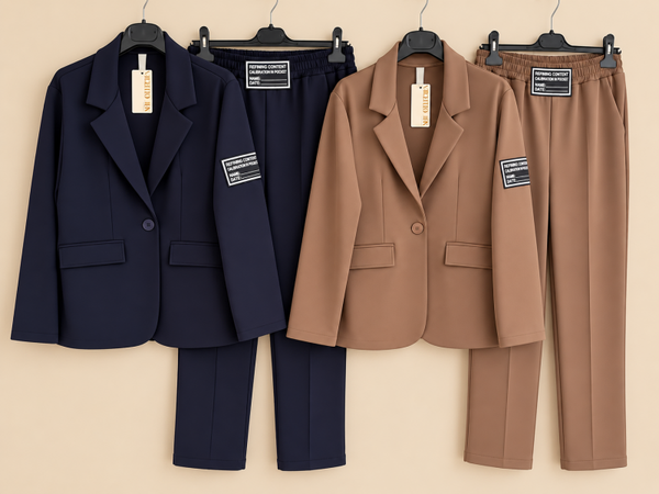 Blazer set labo 2 kleuren verkrijgbaar