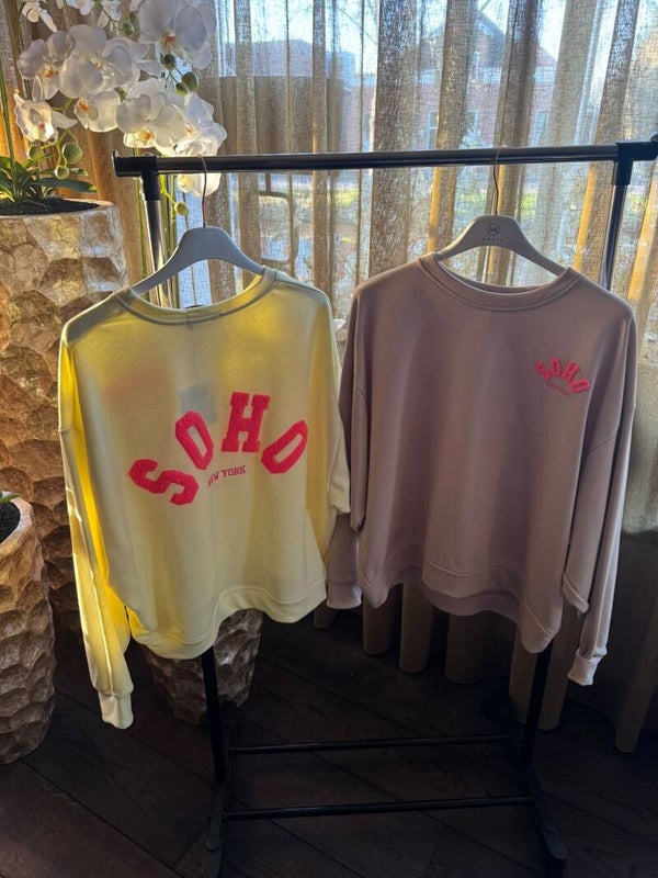 Sweater SOHO 2 kleuren verkrijgbaar