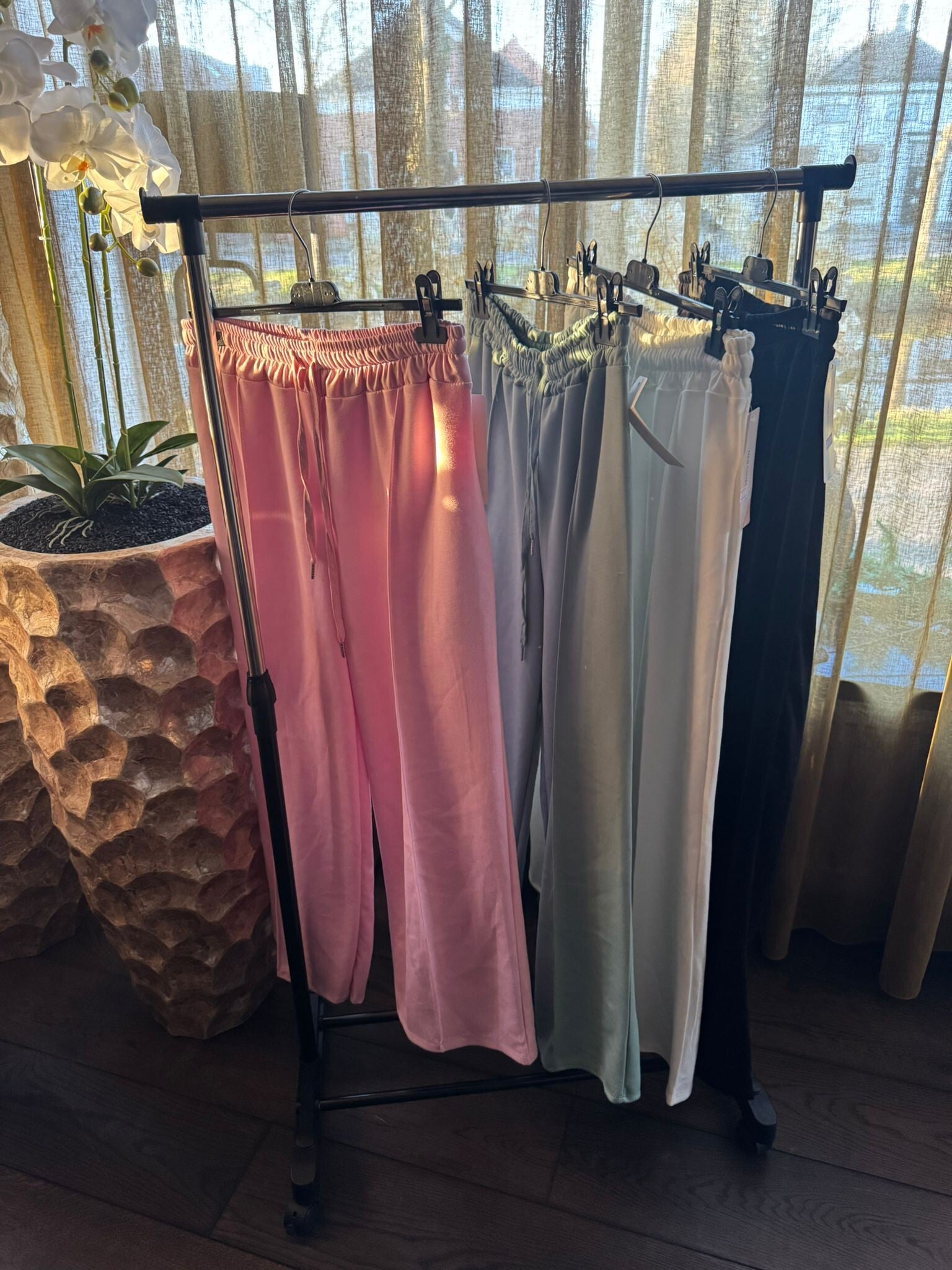 Wide leg joggers 4 kleuren verkrijgbaar