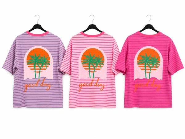 T shirt good day 3 kleuren verkrijgbaar