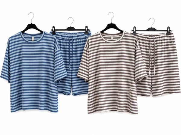 Zomer set 2-delig stripe 2 kleuren verkrijgbaar