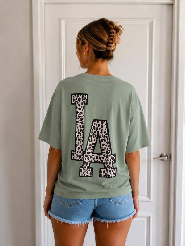 LA T shirt 3 kleuren verkrijgbaar