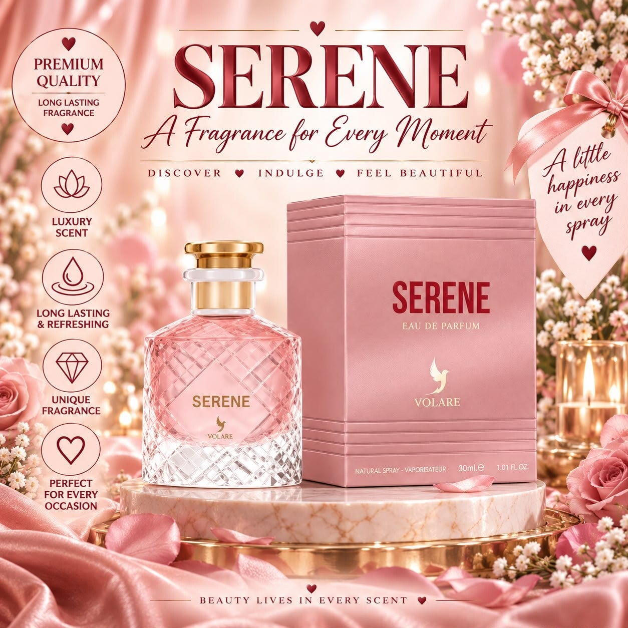 Serene parfum 30 ml ( dupe scandel)