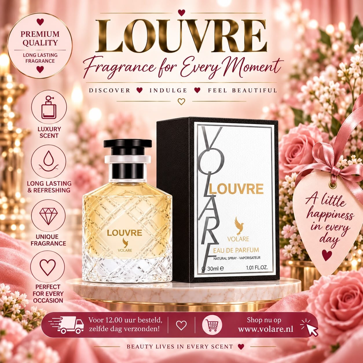 Louvre parfum 30 ml en 100 ml( dupe libre)