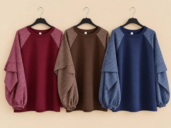 Sweater Block 3 kleuren verkrijgbaar
