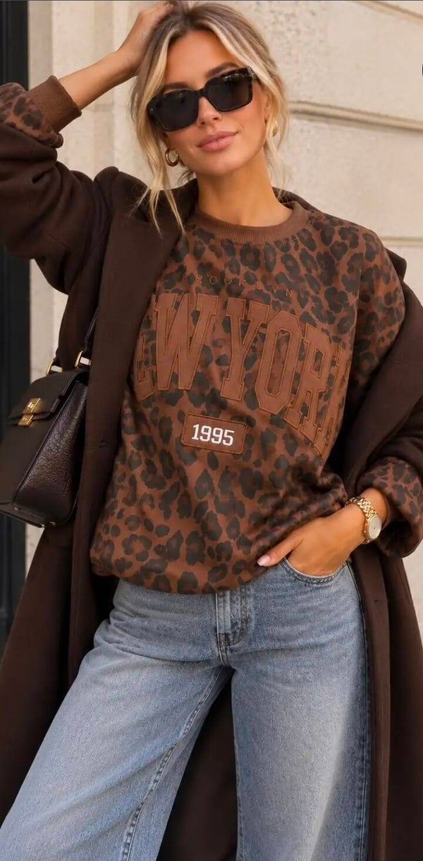 PREORDER met luipaardprint 'New York 1995'