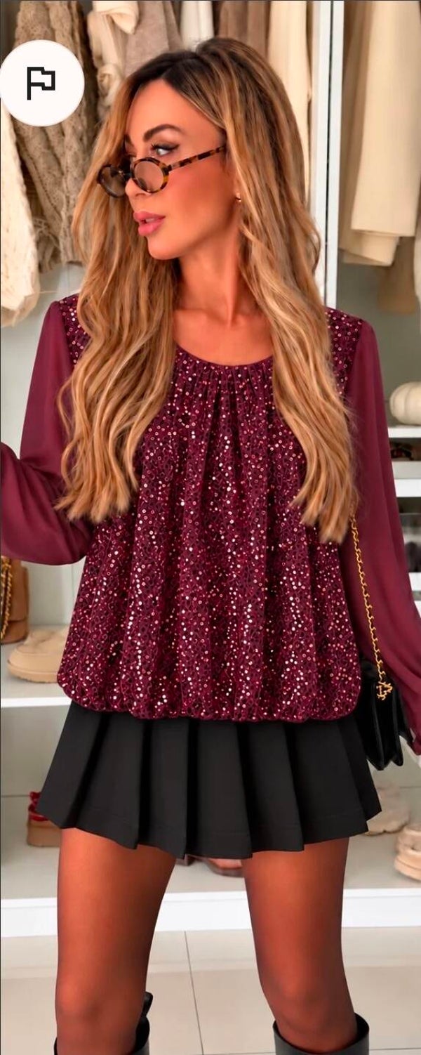Glammie top 3 kleuren verkrijgbaar