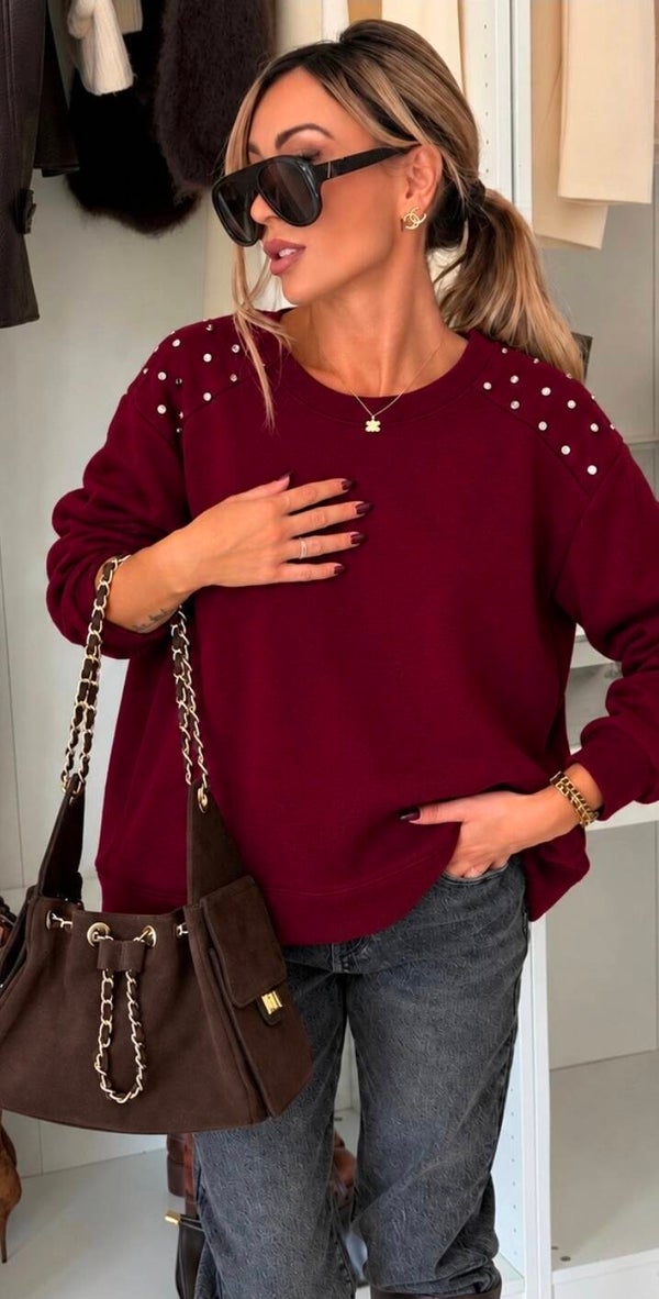 Sweater stud 3 kleuren verkrijgbaar