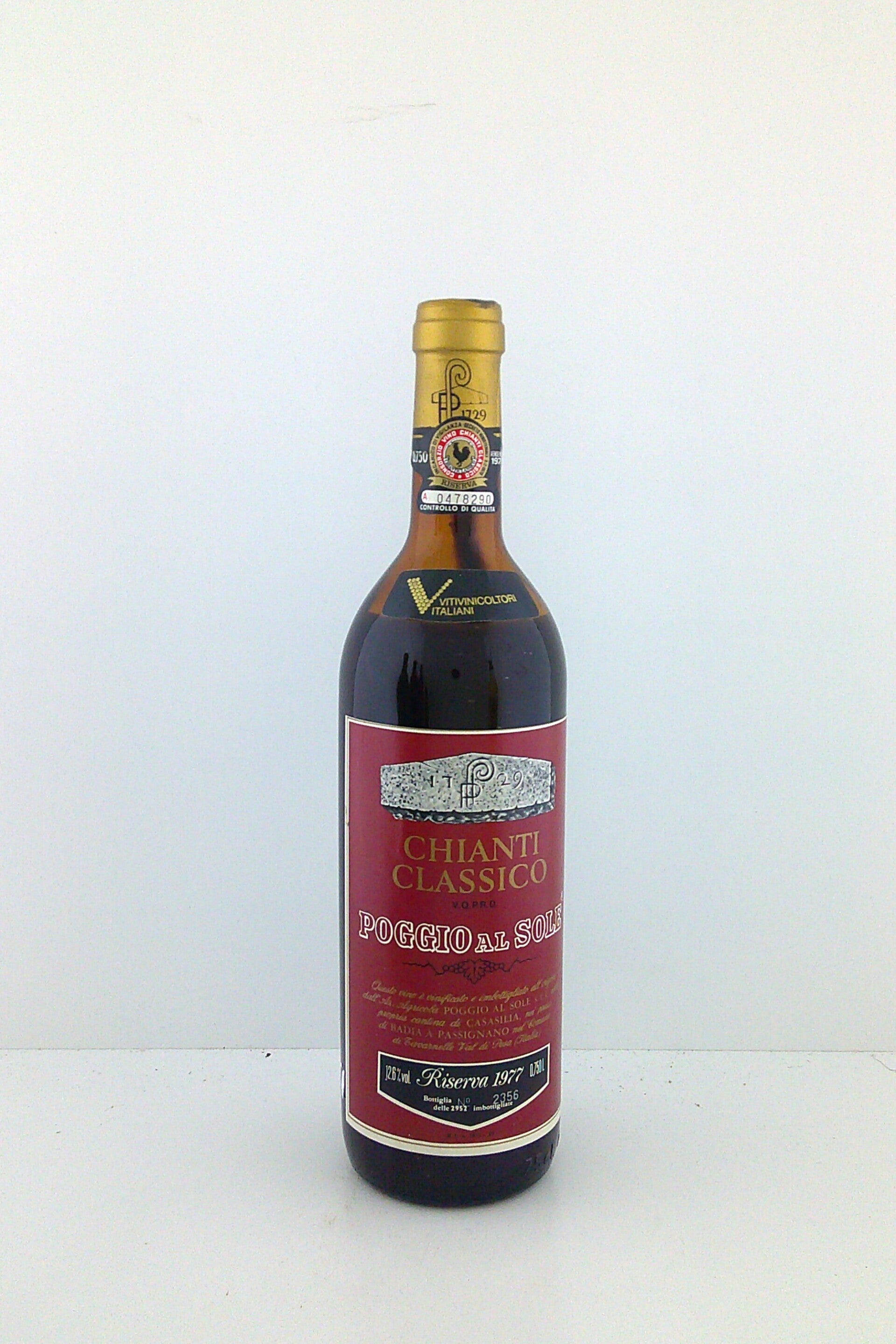 1977, Chianti Classico Riserva, Poggio al Sole, Toscana