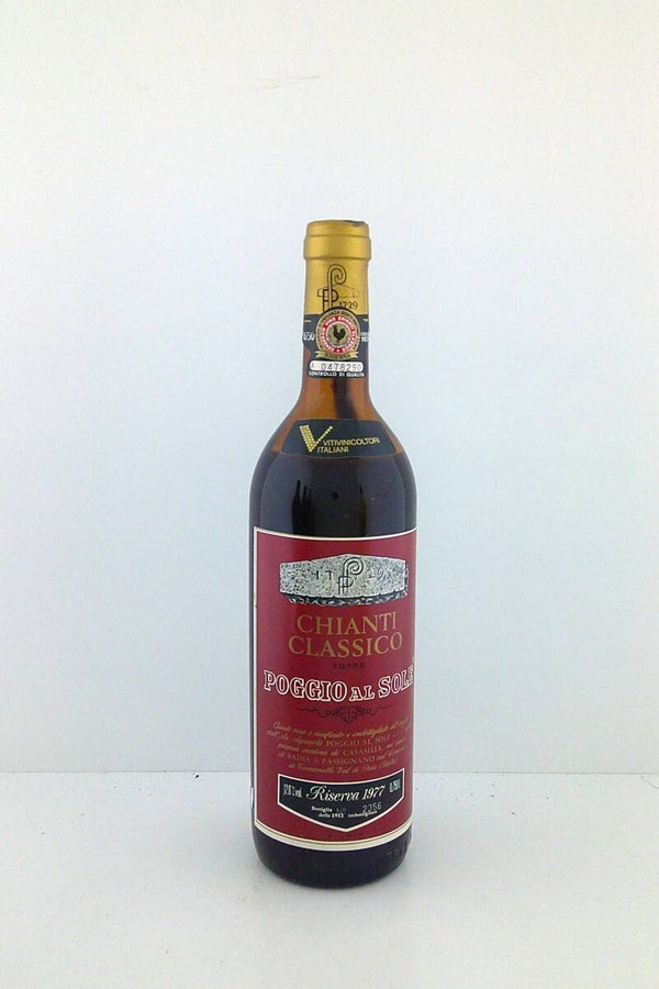 1977, Chianti Classico Riserva, Poggio al Sole, Toscana