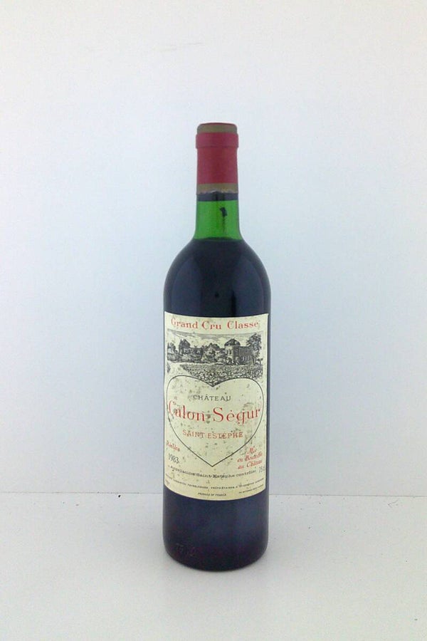 1983, Château Calon Ségur, 3:e Grand Cru Classé, St Estèphe, Bordeaux
