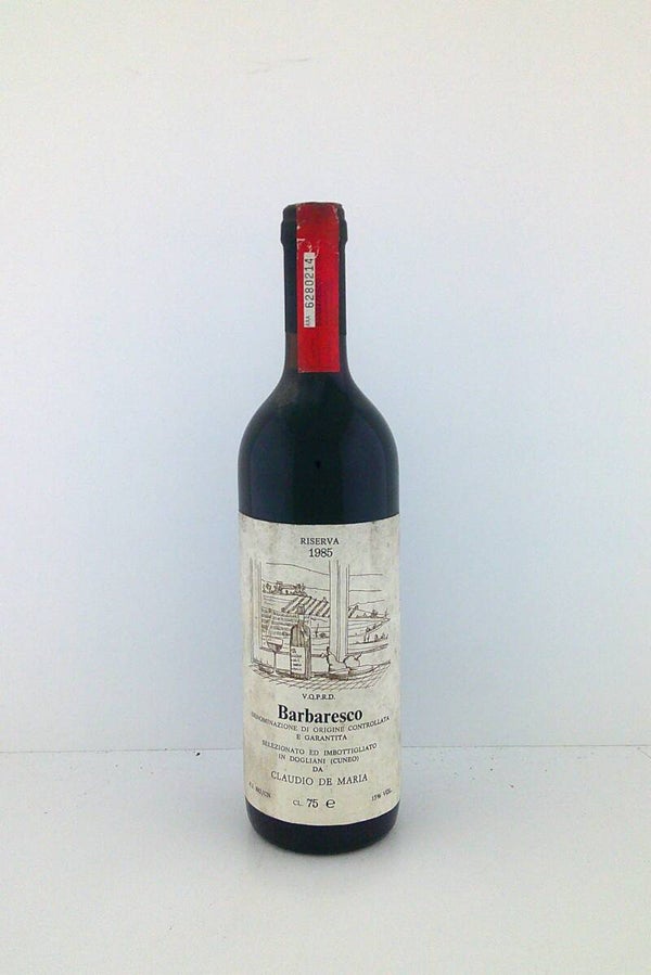 1985, Barbaresco Riserva, Claudio de Maria, Piemonte