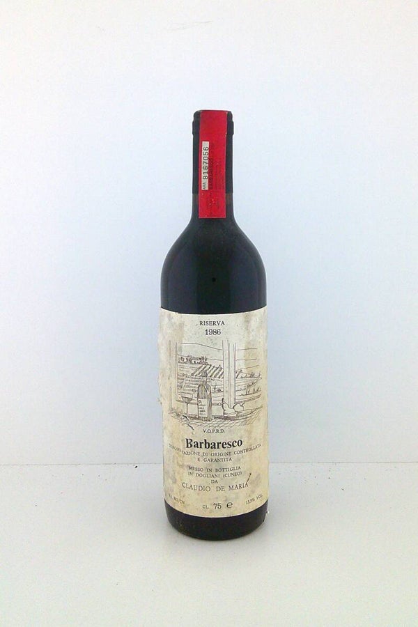 1986, Barbaresco Riserva, Claudio de Maria, Piemonte