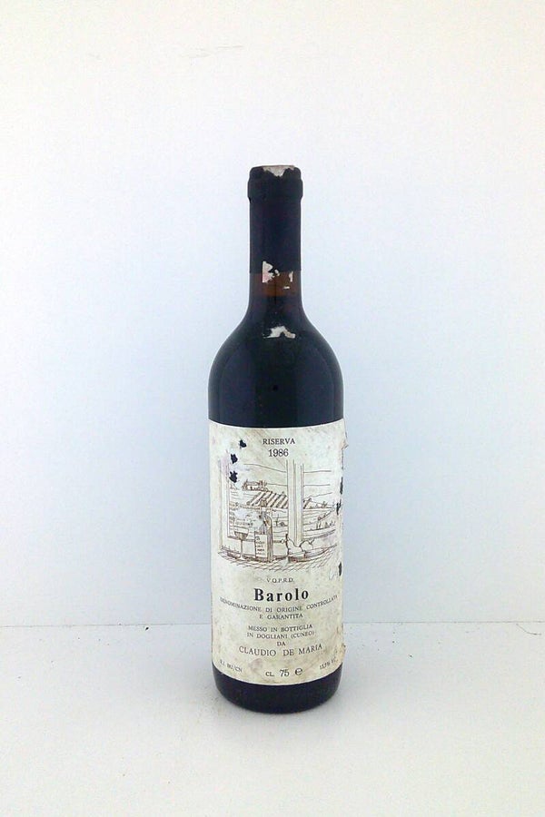 1986, Barolo Riserva, Claudio de Maria, Piemonte