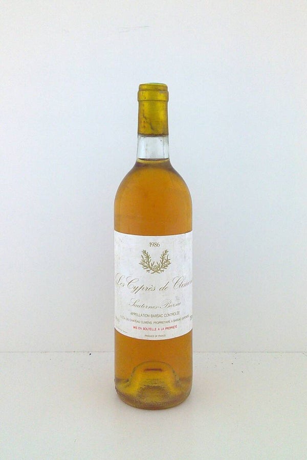 1986, Le Cyprès de Climens, Sauternes