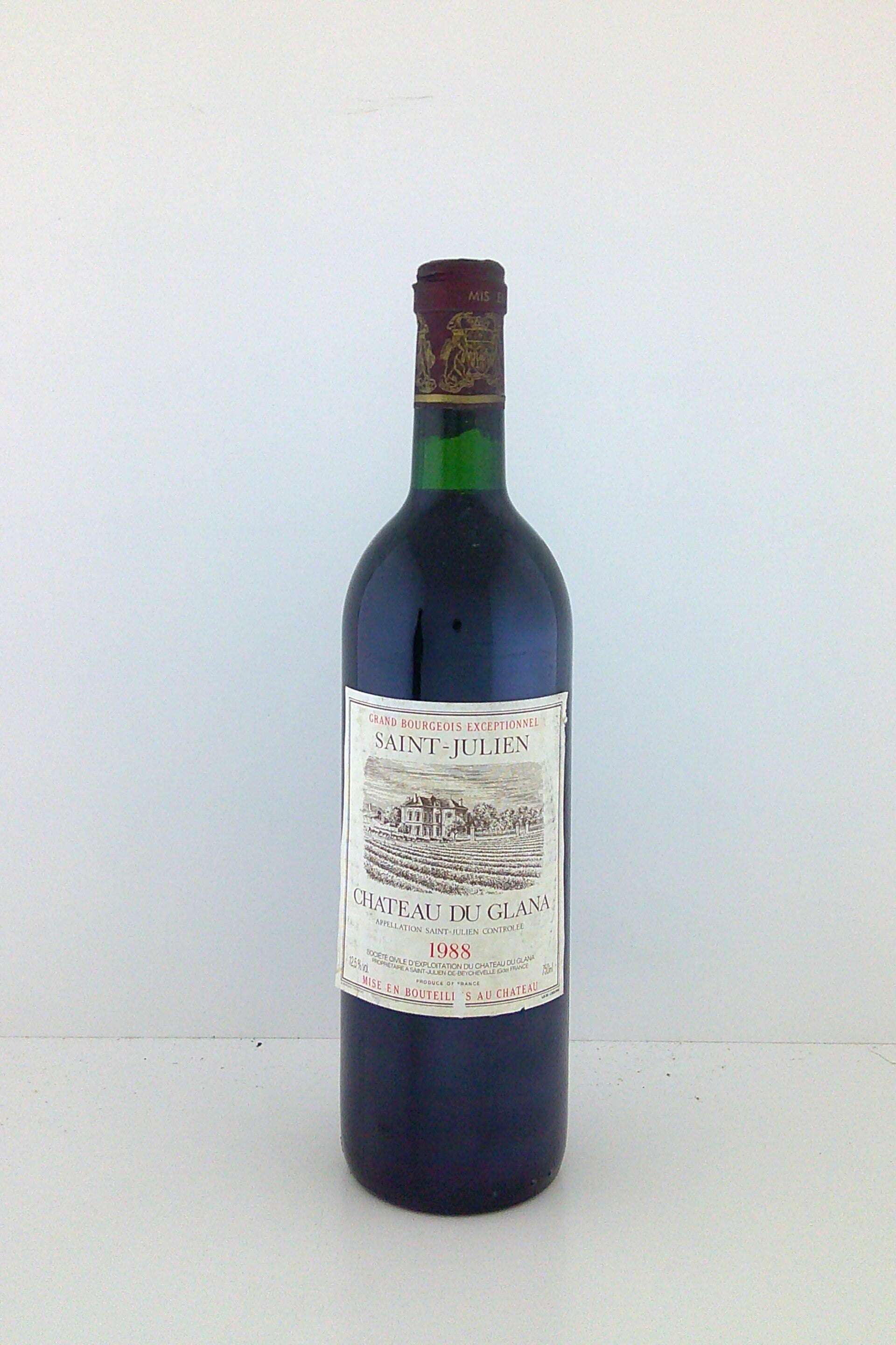 1988, Château du Glana, St Julien, Bordeaux