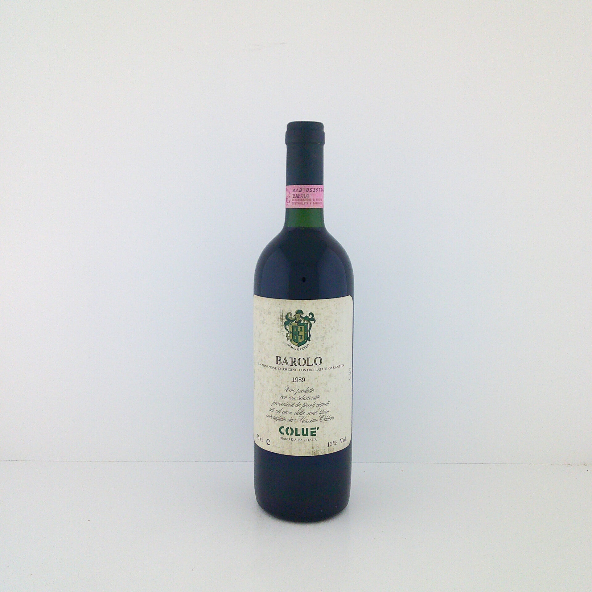 1989, Barolo, Colué, Piemonte