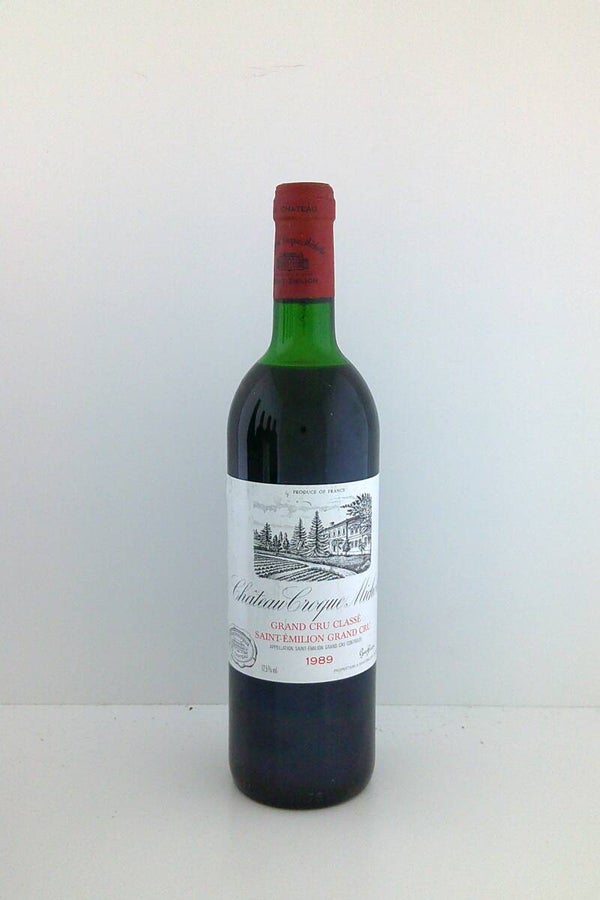1989, Château Croque-Michotte, Saint Emilion Grand Cru Classé, Bordeaux