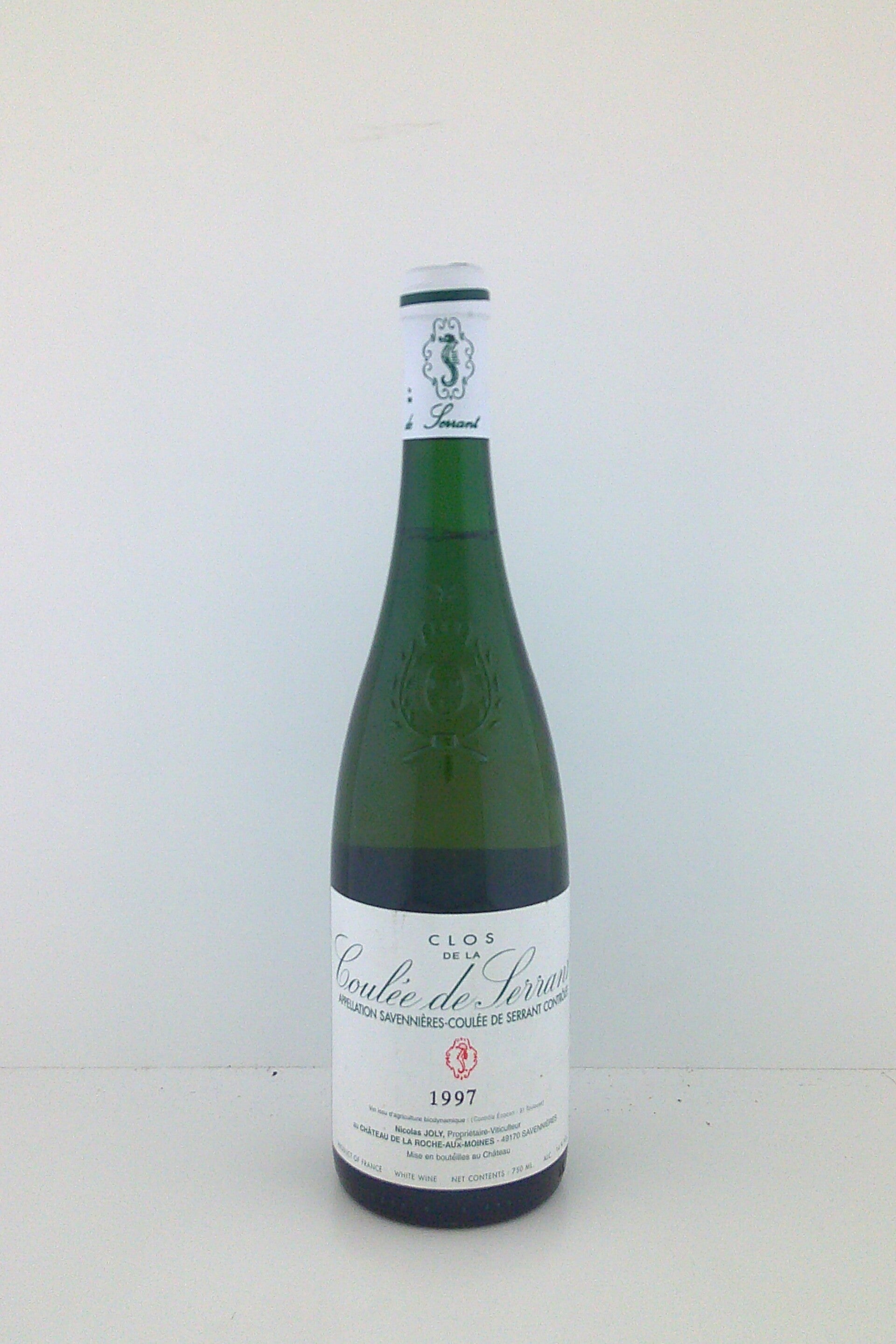 1997, Clos de la Coulée de Serrant Monopole, N. Joly, Loire