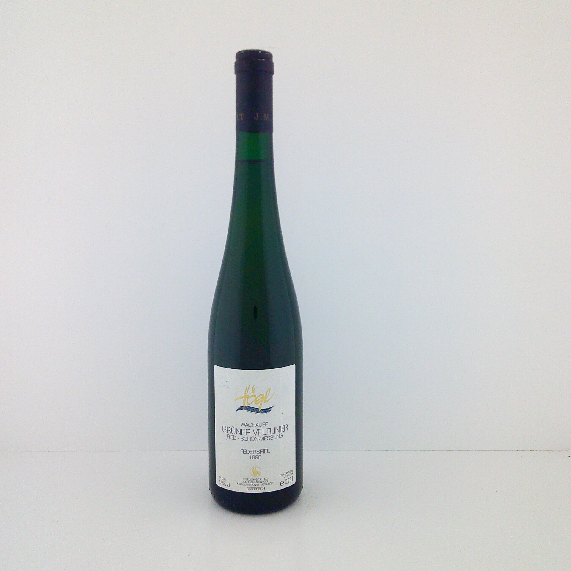 1998, Grüner Veltliner "Ried Schön" Federspiel, Weingut Högl, Wachau, Österrike
