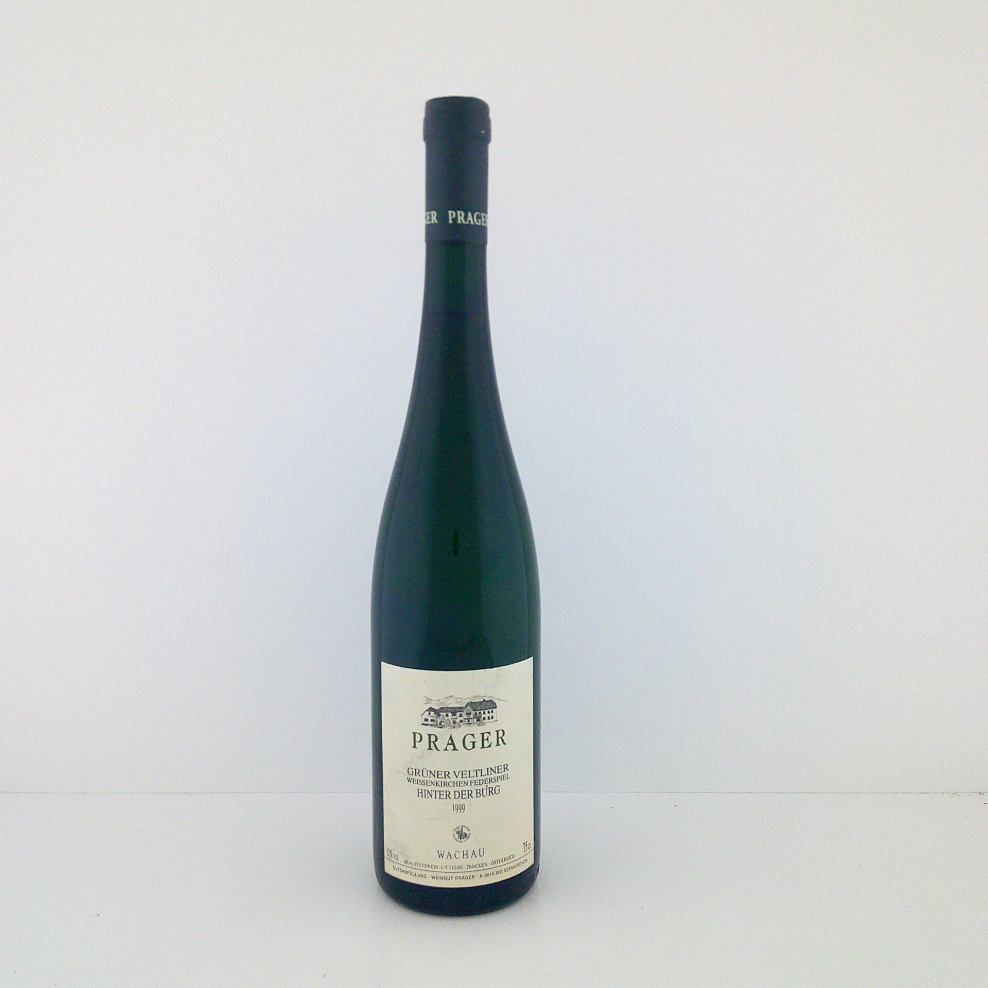 1999, Grüner Veltliner "Hinter der Burg" Federspiel, Prager, Wachau, Österrike