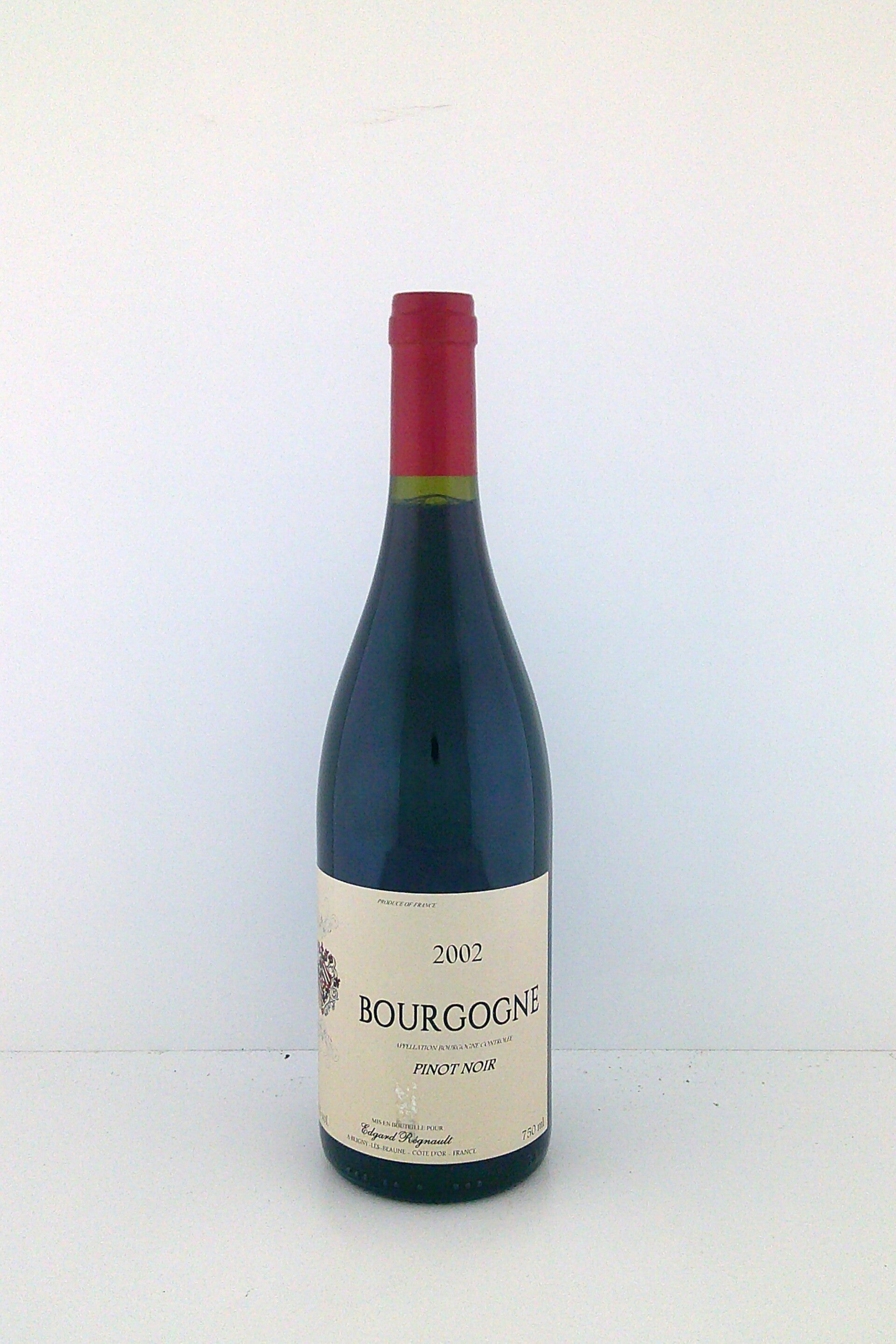 2002, Bourgogne Pinot Noir, Edgard Règnault, Bourgogne