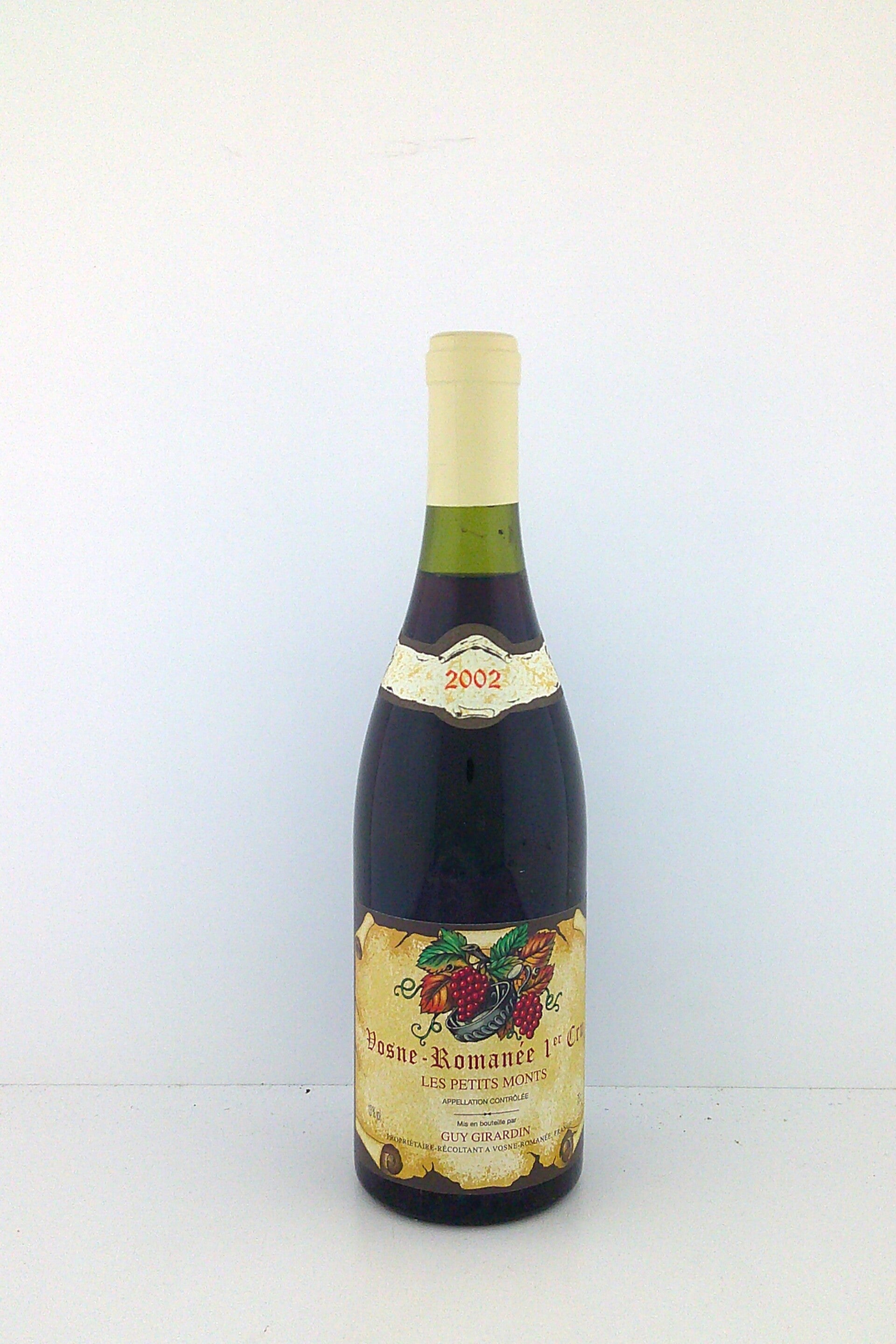 2002, Vosne-Romanée 1er Cru "Les Petits Monts", Guy Girardin, Bourgogne