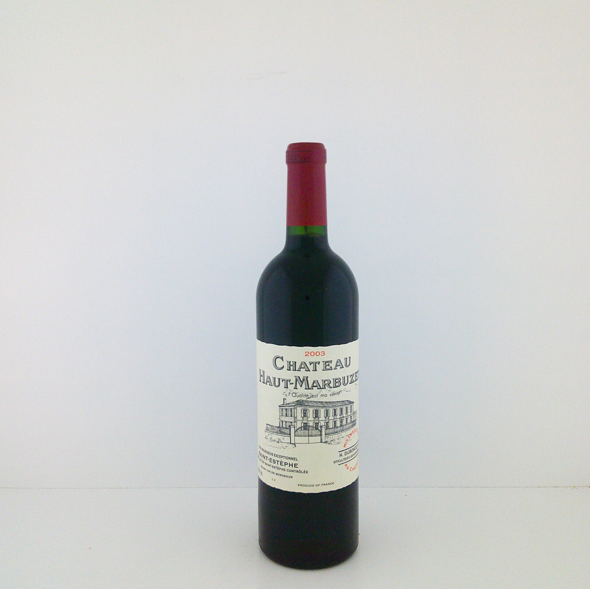 2003, Château Haut Marbuzet, St Estèphe, Bordeaux