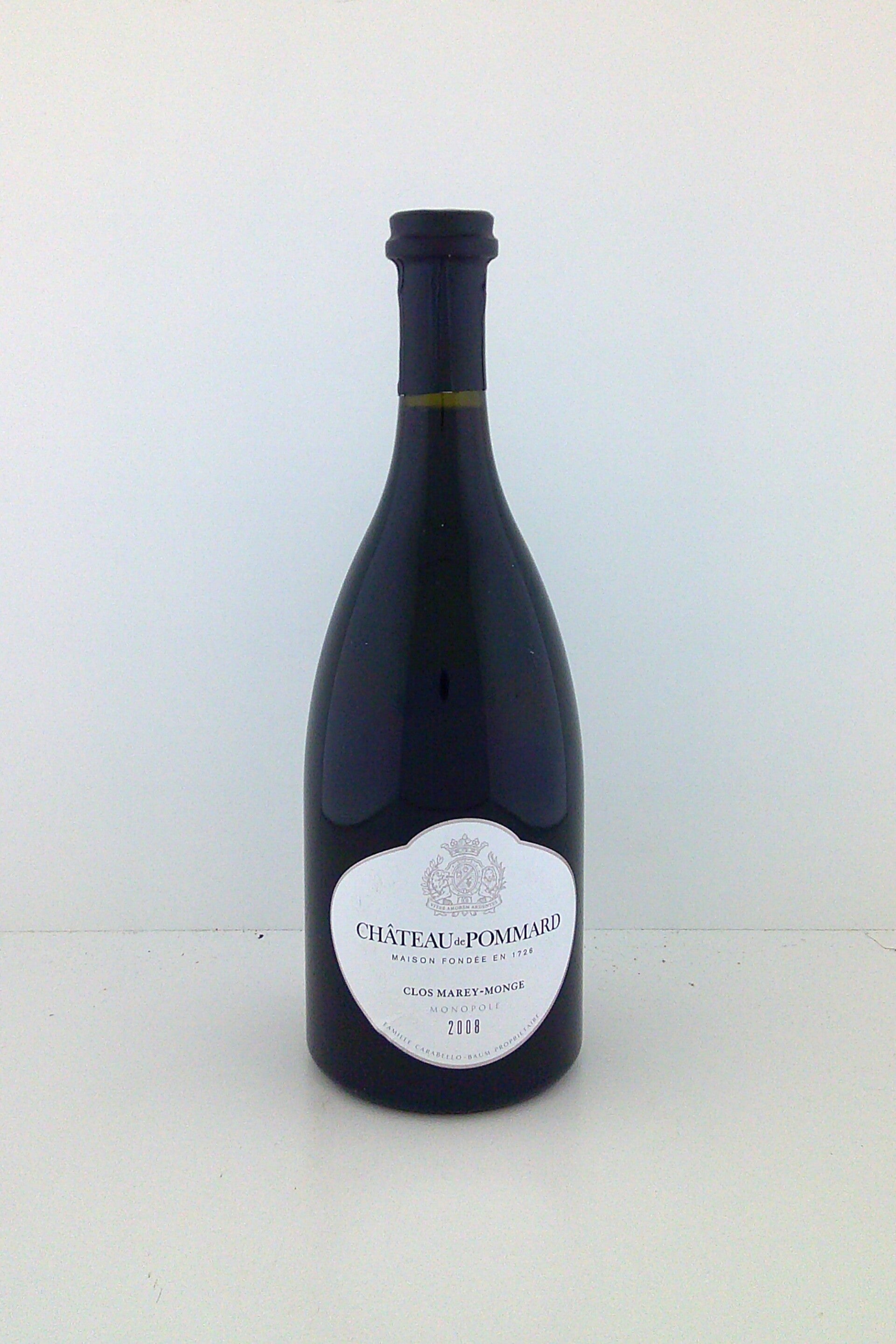 2008, Château de Pommard "Clos Marey-Monge Monopole", Bourgogne